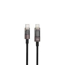 کابل سوپر فست شارژ تایپ سی 100 وات 2 متری MAXCO مدل MS03CC