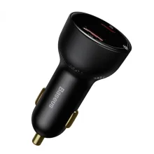 شارژر فندکی فست شارژ خودرو BASEUS مدل CCZX-01 دو پورت 100 وات